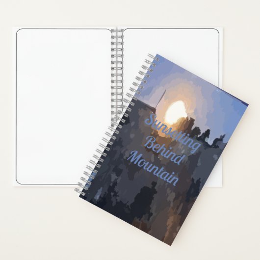 Sonnenuntergang Notizblock (Innen)