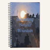 Sonnenuntergang Notizblock (Vorderseite)