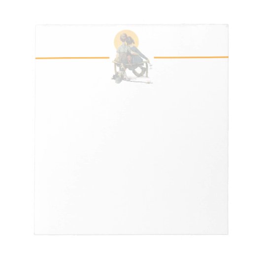 Sonnenuntergang Notizblock (Vorderseite)