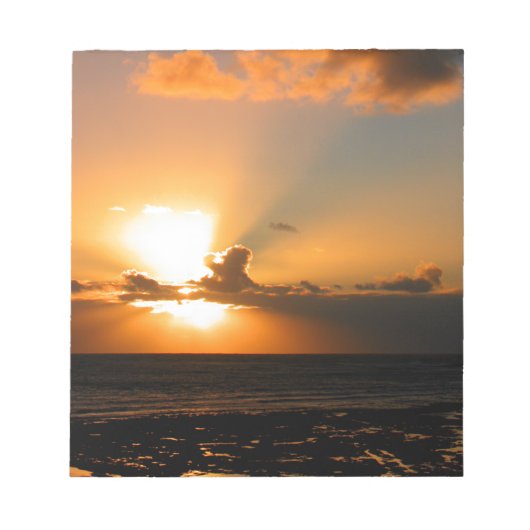 Sonnenuntergang Notizblock (Vorderseite)