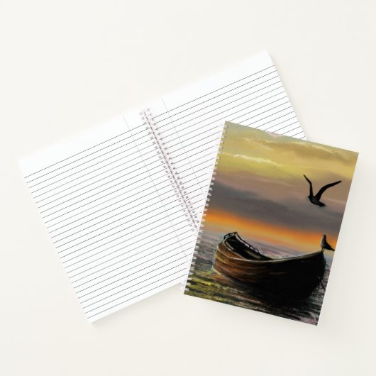 Sonnenuntergang Notizblock (Innenseite)