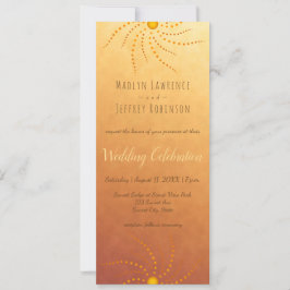 Sonnenuntergang Obre Sonnenstrahlen dots mandala H Einladung