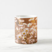 Sonnenuntergang-Ochsenauge-Gänseblümchen Kaffeetasse (Mittel)