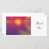 Sonnenuntergang oder Sonnenaufgang - danke (Vorne/Hinten)