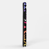 Sonnenuntergang Ombre Azteke-Muster Case-Mate iPhone Hülle (Hinten/Rechts)