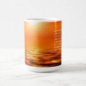 Sonnenuntergang Orange Golden Sky Sea of Gold Insp Kaffeetasse (Mittel)