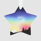 Sonnenuntergang Ornament (Rückseite)