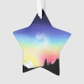 Sonnenuntergang Ornament (Vorderseite)