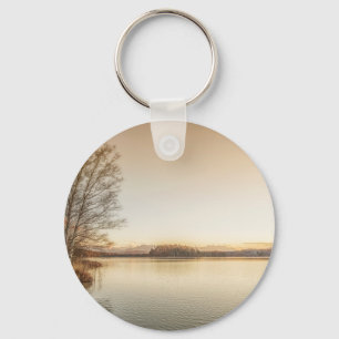 Sonnenuntergang Osterseen Schlüsselanhänger
