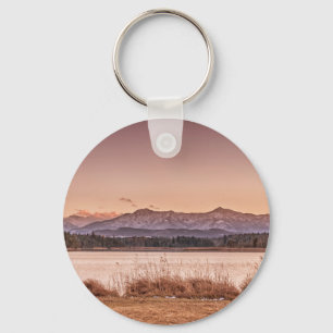 Sonnenuntergang Osterseen Schlüsselanhänger