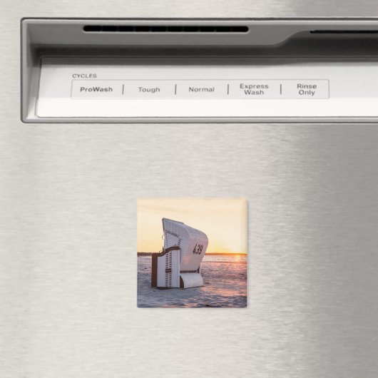 Sonnenuntergang Ostsee Magnet (In Situ (Geschirrspüler))