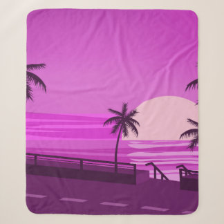 Sonnenuntergang, Ozean, Abend, Palmen, Meer,   Sherpadecke