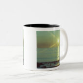 Sonnenuntergang-Ozean-Kaffee-Tasse Zweifarbige Tasse (VorderseiteRechts)