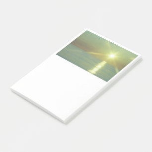 Sonnenuntergang-Ozean-Post-Itanmerkungen, 4 x 6 Post-it Klebezettel