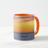 Sonnenuntergang Ozean Schöne Beach Art Tasse (VorderseiteRechts)