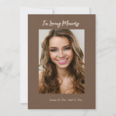 Sonnenuntergang Ozean Seashell Foto Feier des Lebe Dankeskarte (Rückseite)