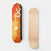 Sonnenuntergang-Ozean-Skateboard-Plattform OCS Skateboard (Vorderseite)