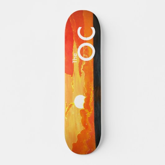 Sonnenuntergang-Ozean-Skateboard-Plattform OCS Skateboard (Vorne)