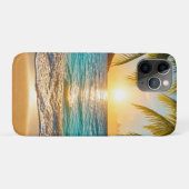 Sonnenuntergang Palm Beach Case-Mate iPhone Hülle (Rückseite (Horizontal))