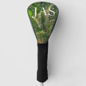 Sonnenuntergang Palm Fronds Tropical Golf Headcover (Vorderseite)