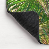 Sonnenuntergang Palm Fronds Tropical Mousepad (Ecke)