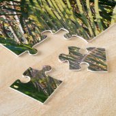 Sonnenuntergang Palm Fronds Tropical Puzzle (Seite)