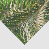 Sonnenuntergang Palm Fronds Tropical Seidenpapier (Detail)