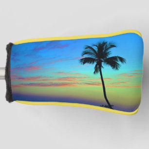 Sonnenuntergang Palm Putter Abdeckung Golf Headcover