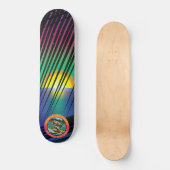 Sonnenuntergang Palm Skateboard (Vorderseite)