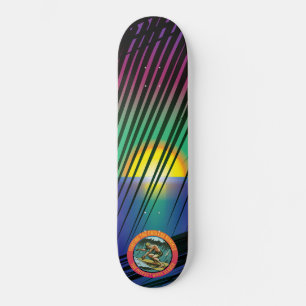 Sonnenuntergang Palm Skateboard