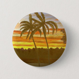Sonnenuntergang-Palmen Button
