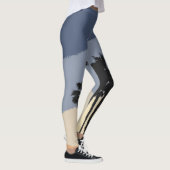 SONNENUNTERGANG-PALMEN LEGGINGS (Rechts)
