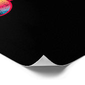 Sonnenuntergang Palmen Sungles Beach Tropical Summ Poster (Ecke)