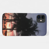 Sonnenuntergang Palmen Trees Case-Mate iPhone Hülle (Rückseite (Horizontal))