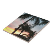 Sonnenuntergang Palmen tropische Landschaftsfotogr Fliese (Seite)