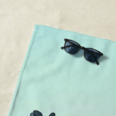 Sonnenuntergang Palms Beach Handtuch (Beispiel)