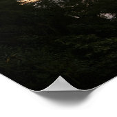 Sonnenuntergang-Panoramaposter Poster (Ecke)