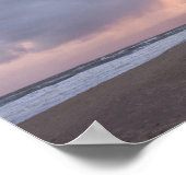 Sonnenuntergang-Panoramaposter Poster (Ecke)