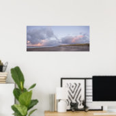 Sonnenuntergang-Panoramaposter Poster (Heimbüro)