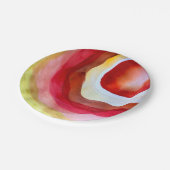 Sonnenuntergang Pappteller (Schrägansicht)