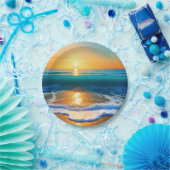 Sonnenuntergang Pappteller (Party)