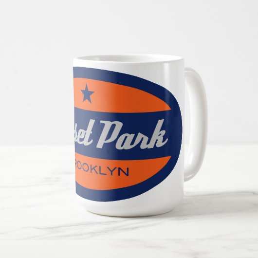 Sonnenuntergang-Park Kaffeetasse (VorderseiteRechts)