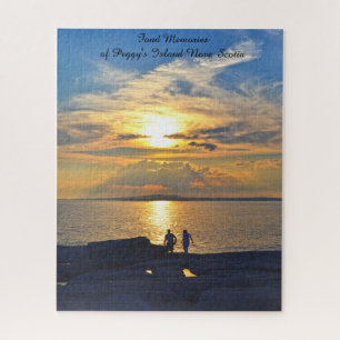 Sonnenuntergang Peggy's Island Nova Scotia. Puzzle