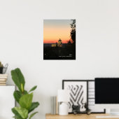 Sonnenuntergang - Petersdom Poster (Heimbüro)