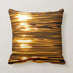 Sonnenuntergang-Polyester-Wurf Kissen