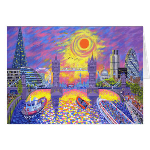 Sonnenuntergang: Pool von London 2013