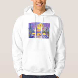 Sonnenuntergang: Pool von London 2013 Hoodie