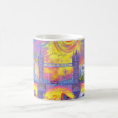 Sonnenuntergang: Pool von London 2013 Kaffeetasse (Mittel)