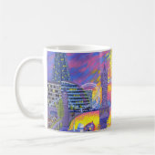 Sonnenuntergang: Pool von London 2013 Kaffeetasse (Links)
