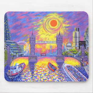 Sonnenuntergang: Pool von London 2013 Mousepad
